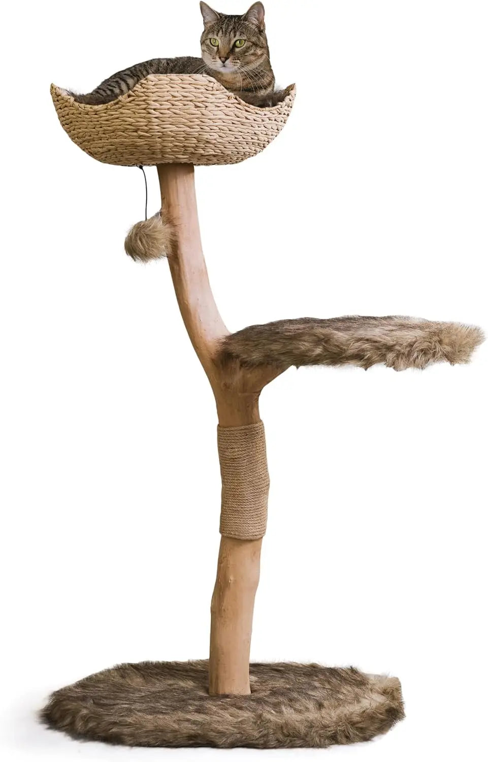 Wooden Cat Tree Tower
