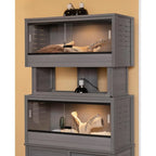 2 M Reptile Enclosures with Matching Stacker