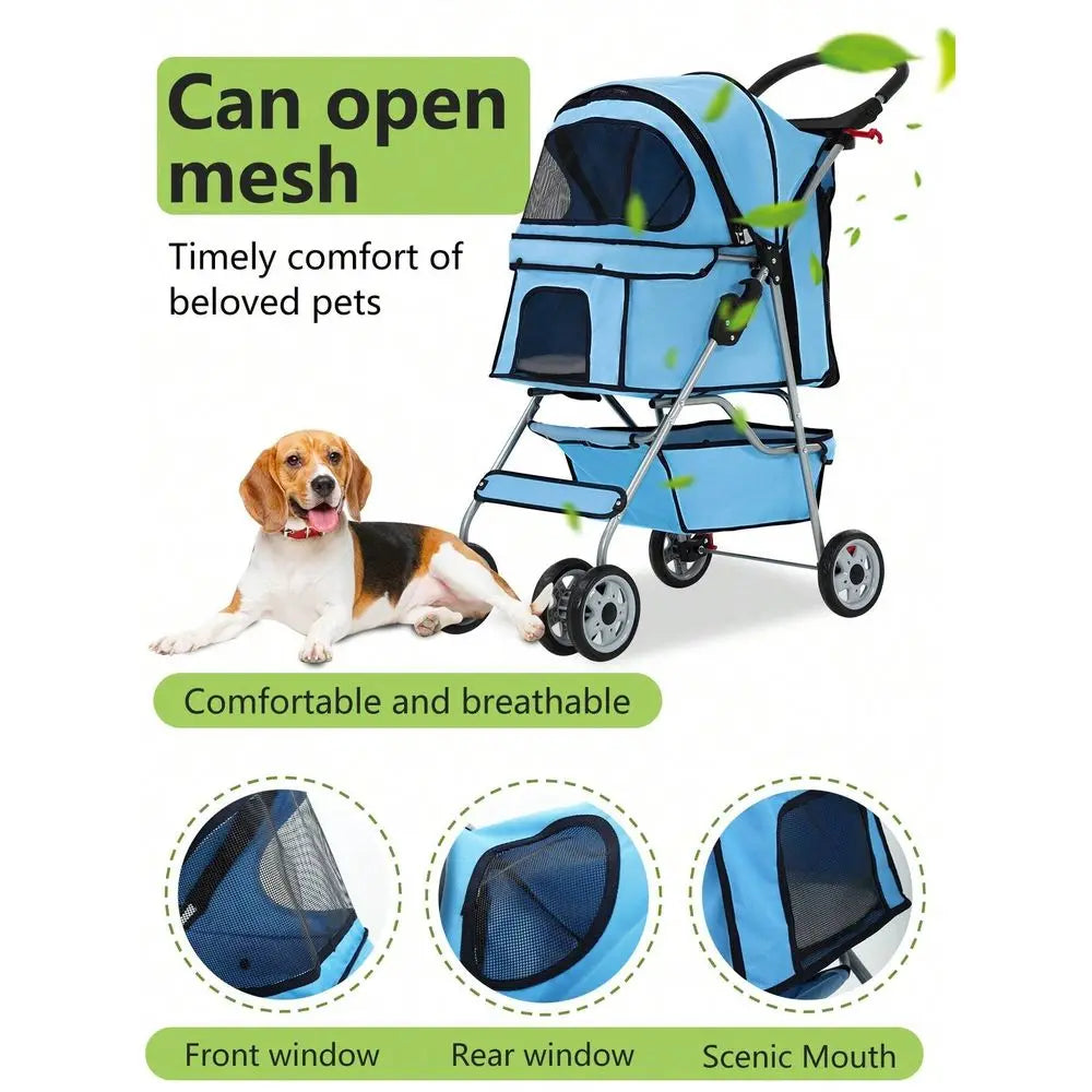 Pet Jogger Stroller, Folding Carrier