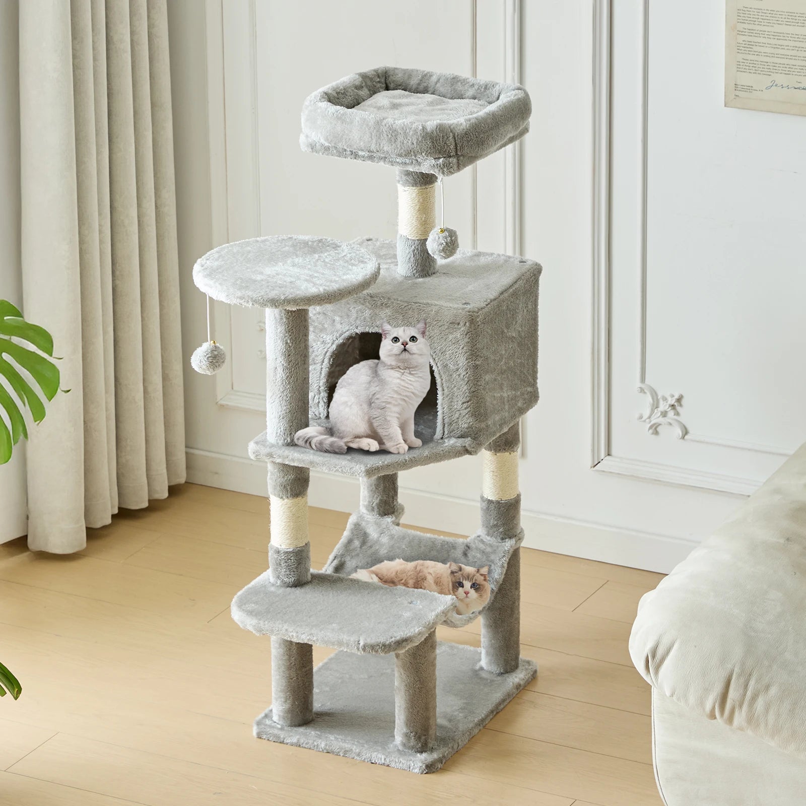 44In Cat Tree Tall Tower