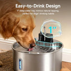 Wireless Stainless Steel Water Fountain