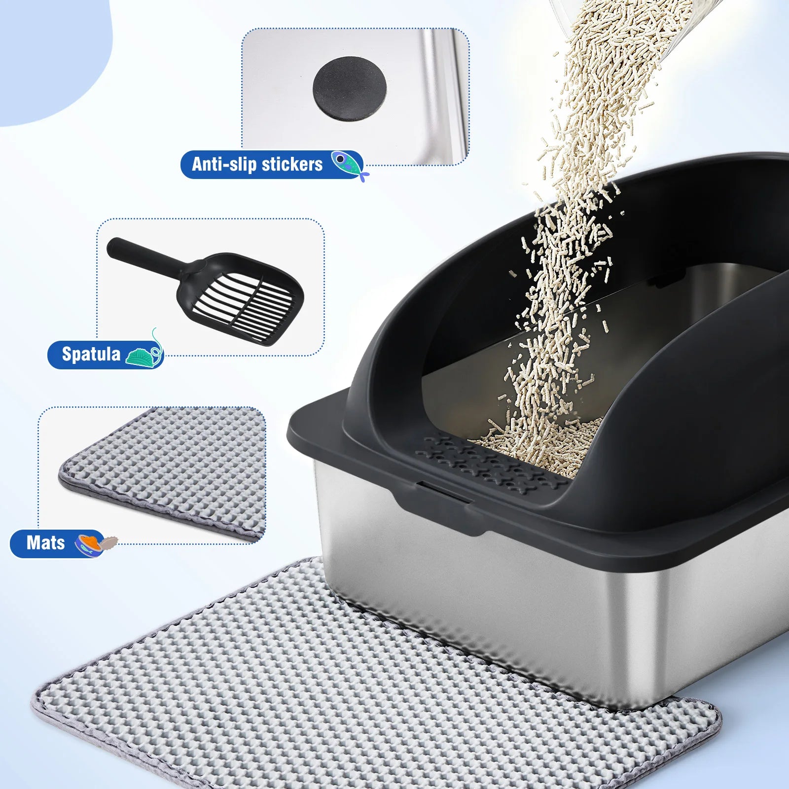 Cat Litter Box with Lid