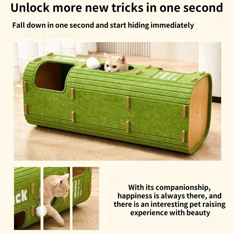 2-Tier Felt Cat House