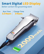 Pet Grooming Clippers with Ceramic Blade