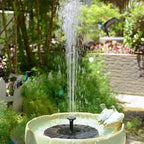 Solar Powered Water Fountain for Garden