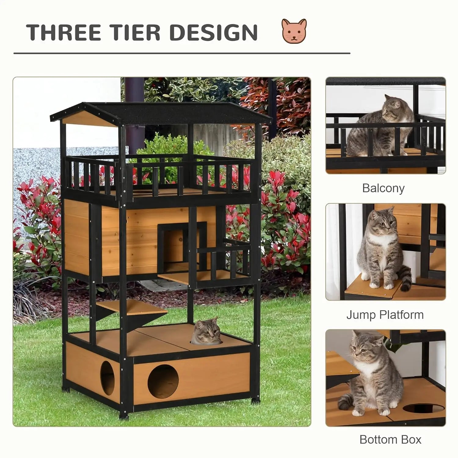Wooden Cat Shelter