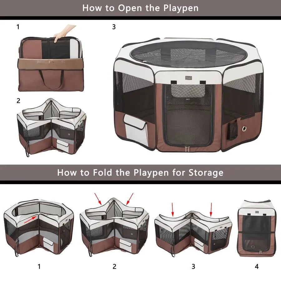 Dog Playpen for S/M Dogs