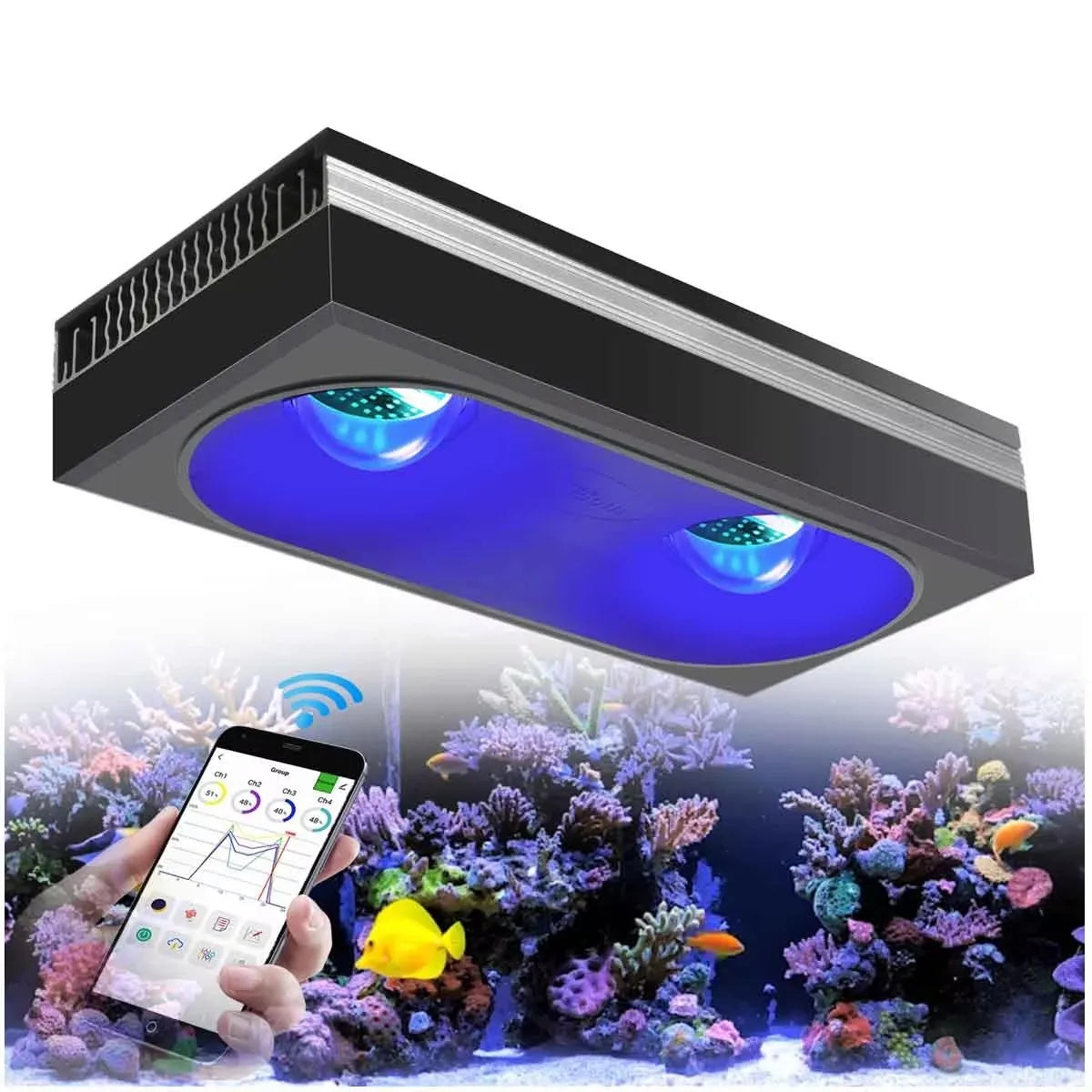 WiFi Led Aquarium Reef Light 180W