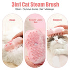 Cat Steam Brush for Shedding