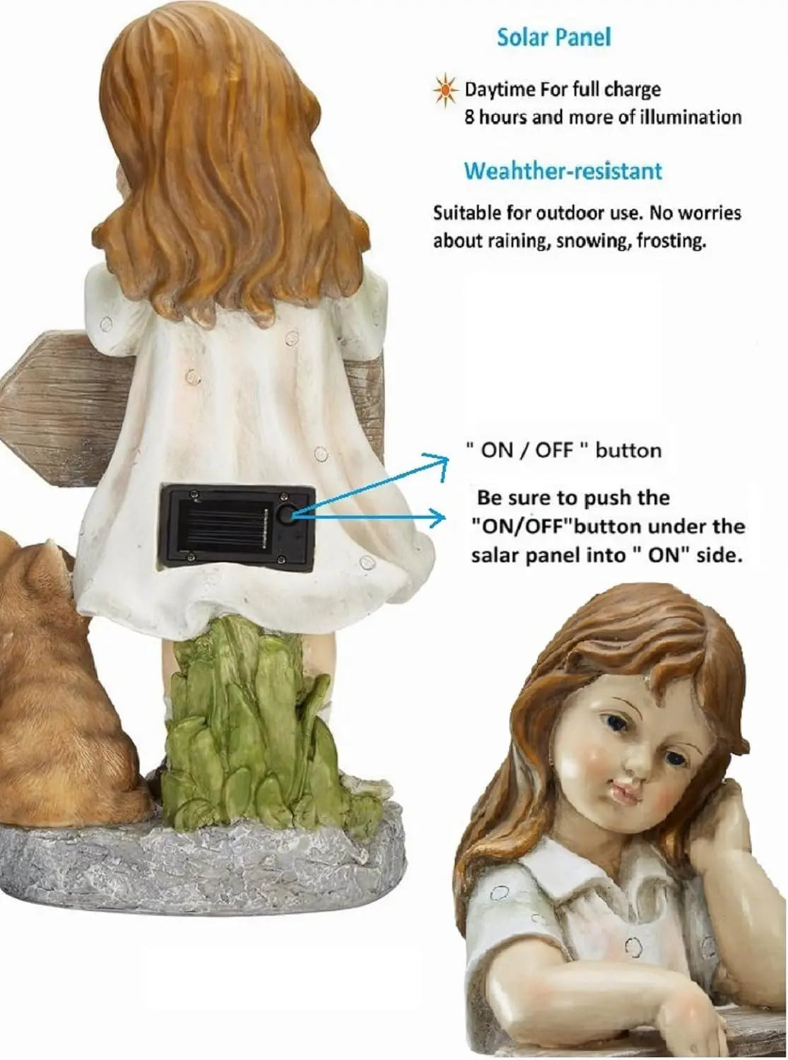 Solar Girl Statue