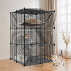 3-Tiers Cat Cage Enclosure