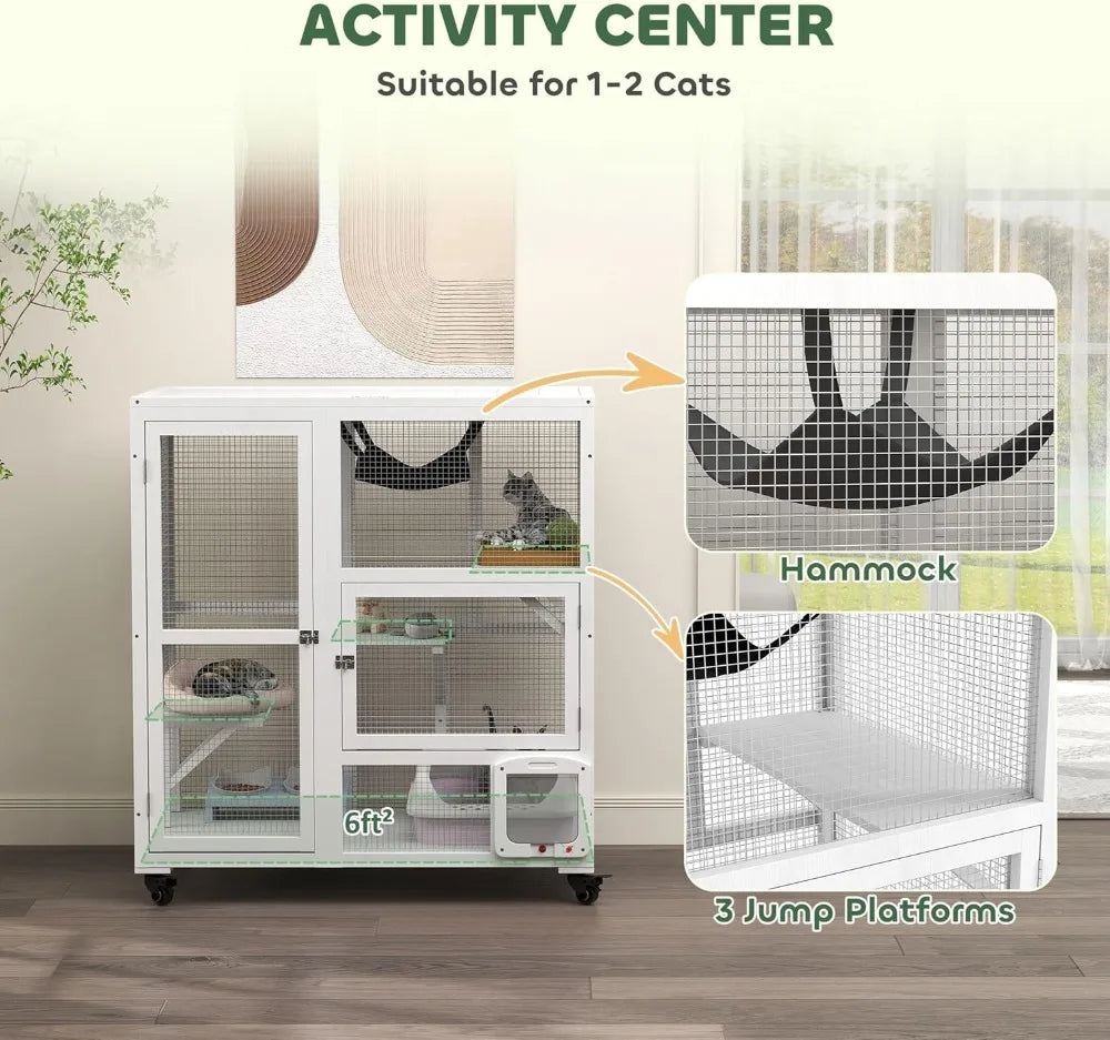 Cat Enclosure on Wheels