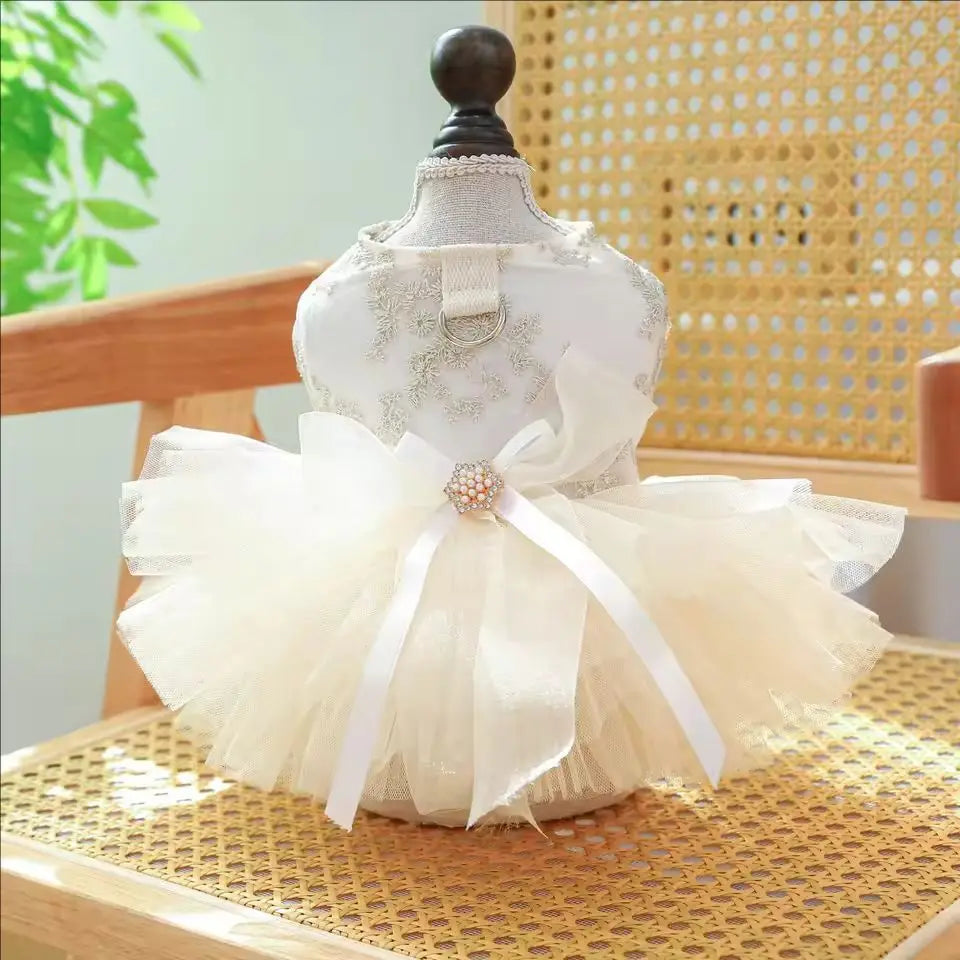 Dog Spring/Summer Wedding Dress