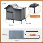Insulated Heated Cat House
