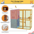 Large Wood Cat Enclosure