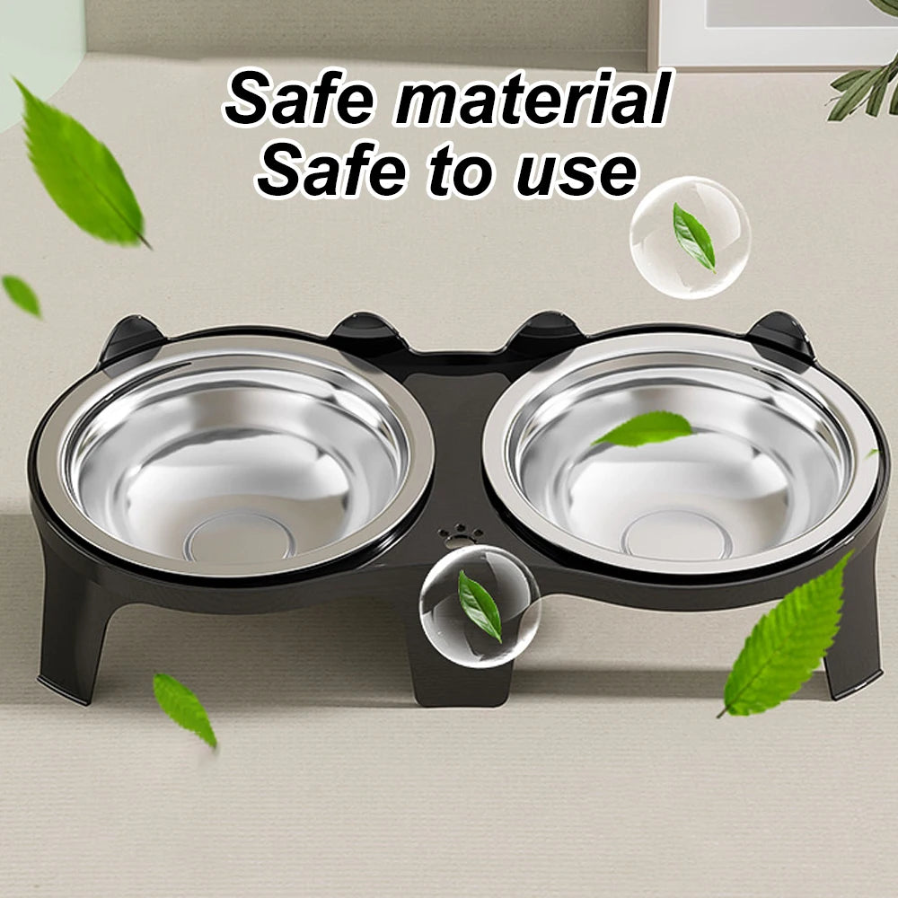 Stainless Steel Cat Food/Water Bowl