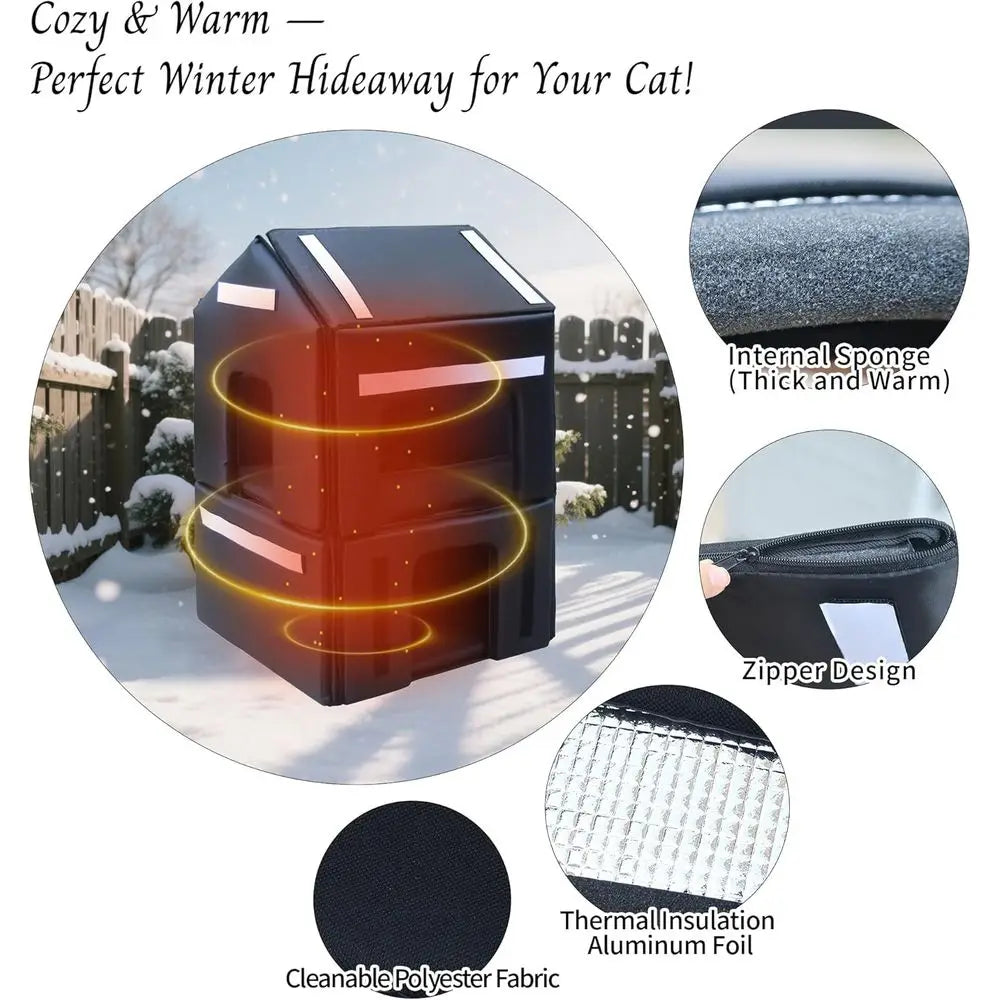 Weatherproof Outdoor Cat House
