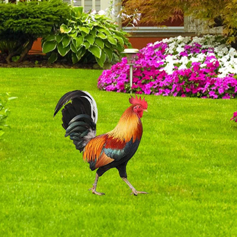 Garden Rooster Statue