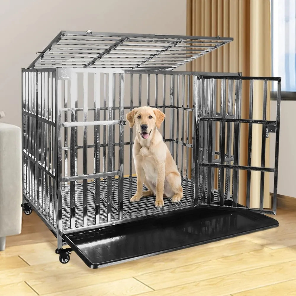 Stackable Stainless Steel Dog Kennel