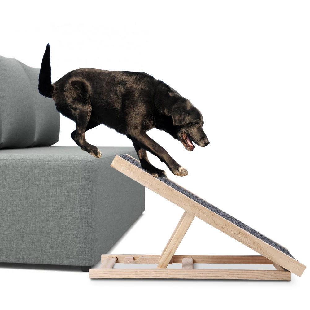Pet Wooden Ramp/Adjustable Height