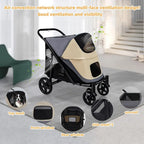 One-Click Folding Stroller/2 Dogs