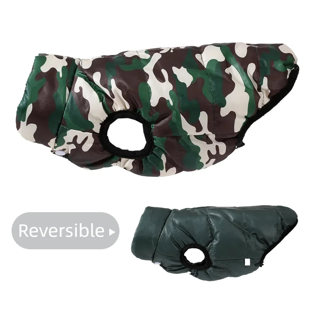 Dog Jacket Reversible