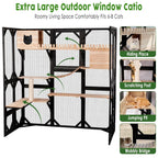 Wooden Cat Enclosure