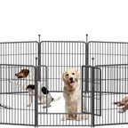 Heavy-Duty Folding Dog Playpen, 32"