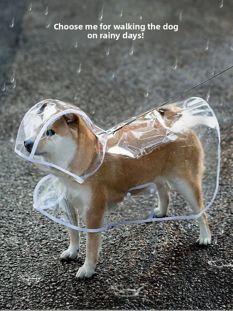 Pet Raincoat Windproof Clothing