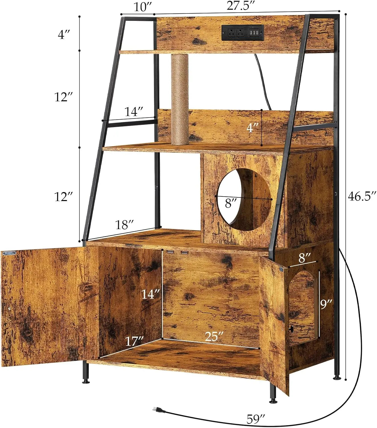 Cat Litter Box Enclosure
