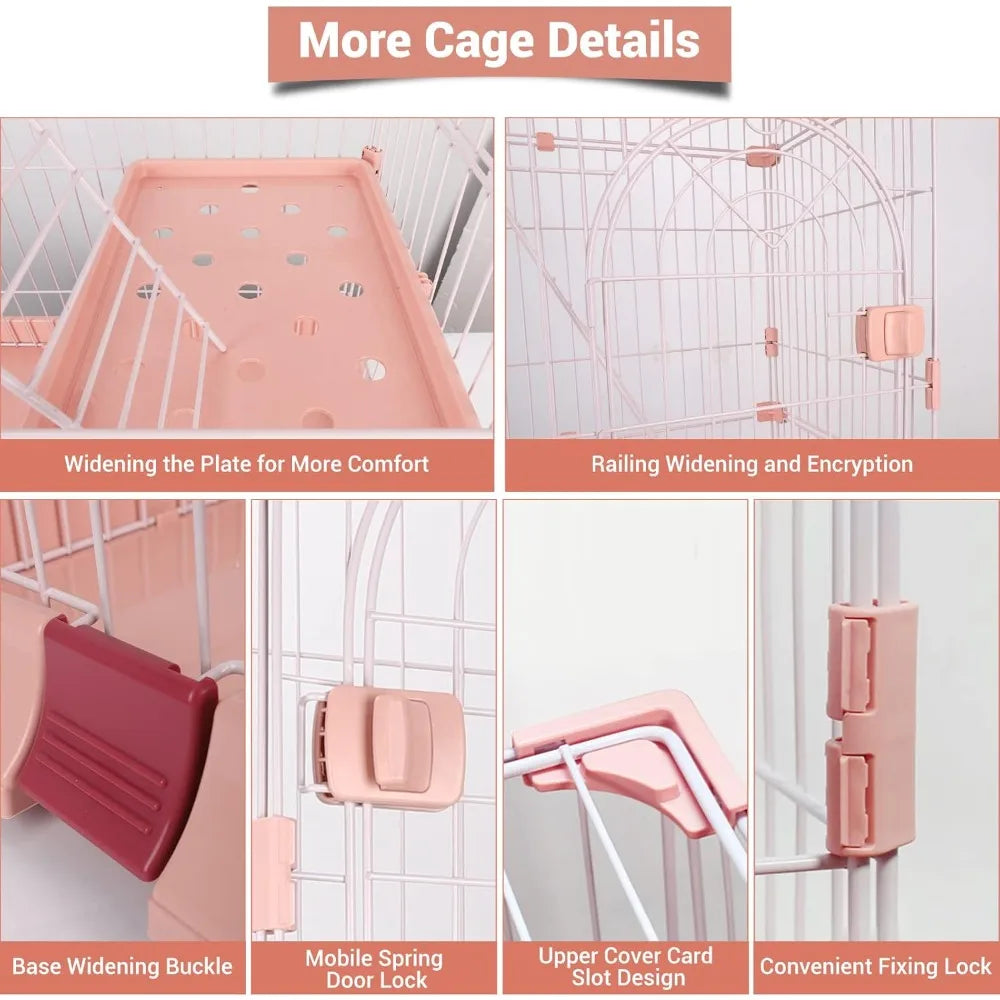 4-Tier Wire Cat Enclosure