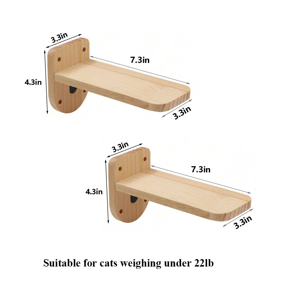 Cat Climbing Shelf, Wall Mounted