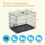 Single Door 30 Inch Folding Cage