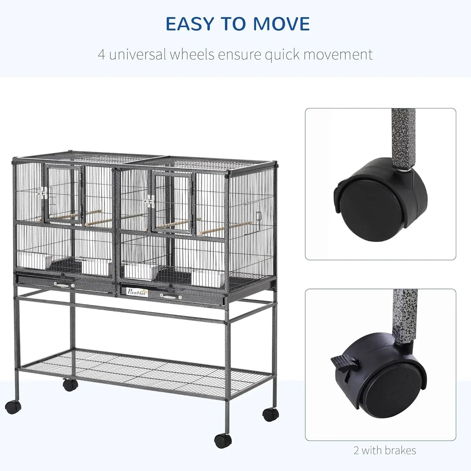 Divided Bird Cage