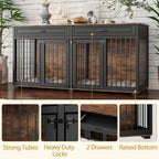 Large Wooden Dog Crate