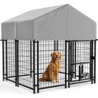 Sturdy Steel Outdoor Dog Kennel