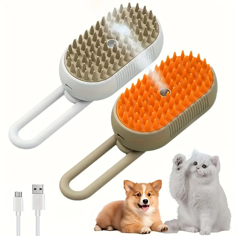 Self-Cleaning Grooming Brush