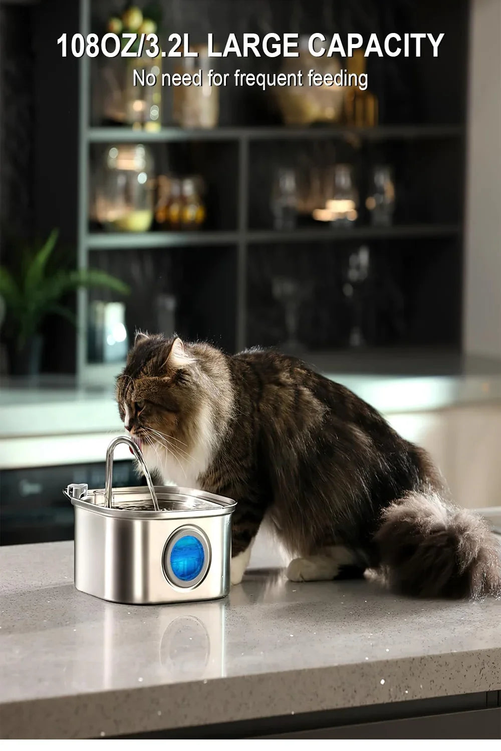 Stainless Steel Pet Water Feeder