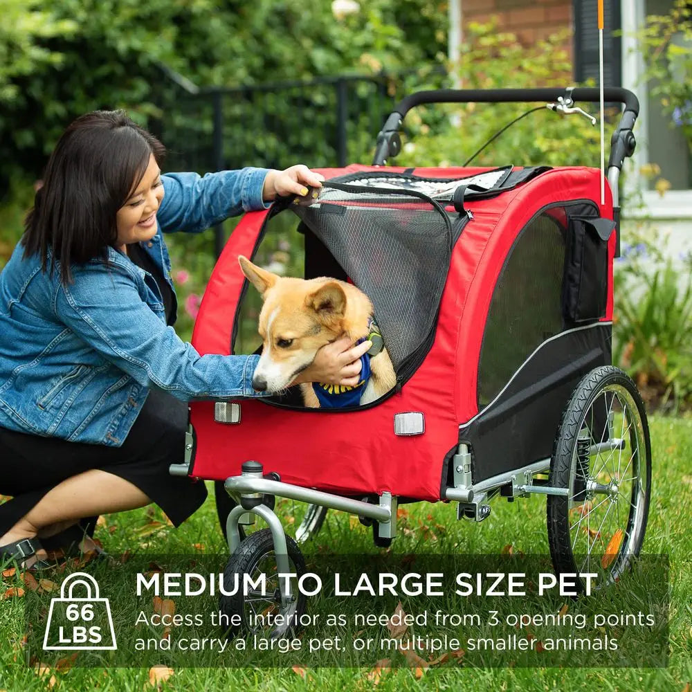 2in1 Dog Bike Trailer