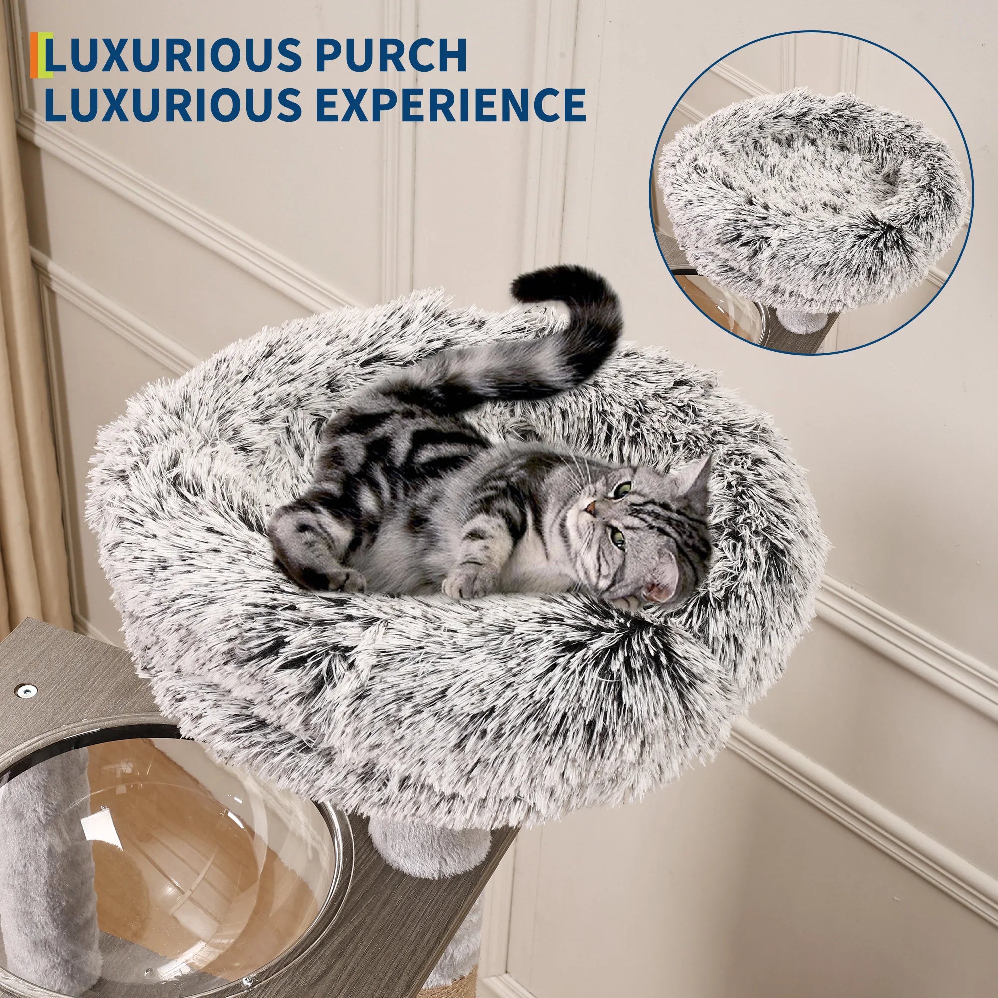 Cat Tower/Enclosed Litter Box