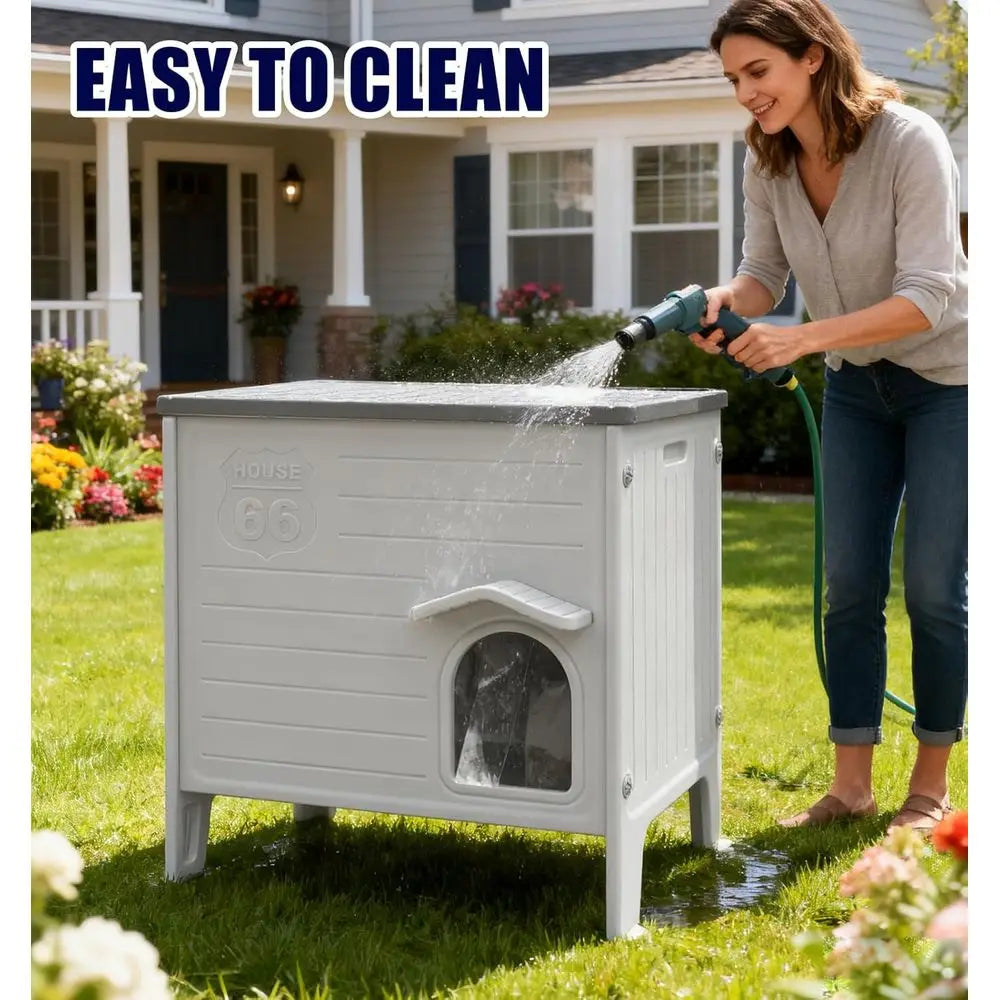 Heated Cat House for feral Cat
