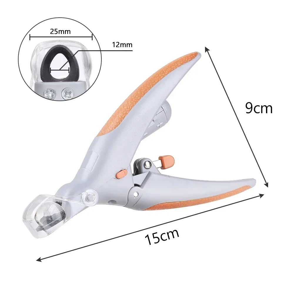 LED Light Pet Nail Clipper Strap