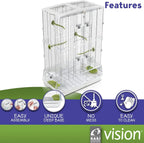 Medium Tall Wire Bird Cage