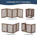 Foldable Bamboo Dog Gate