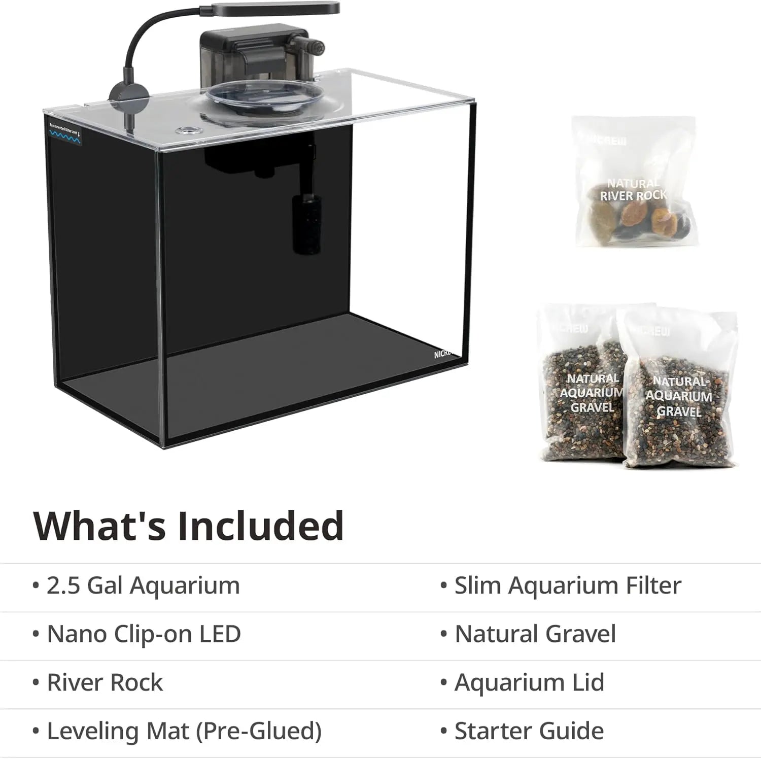 Ultra-Clear Rimless Aquarium Kit