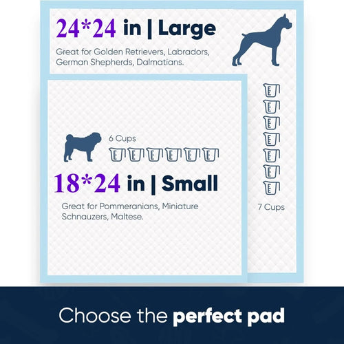 100/50/40PCS Dog Pee Pads