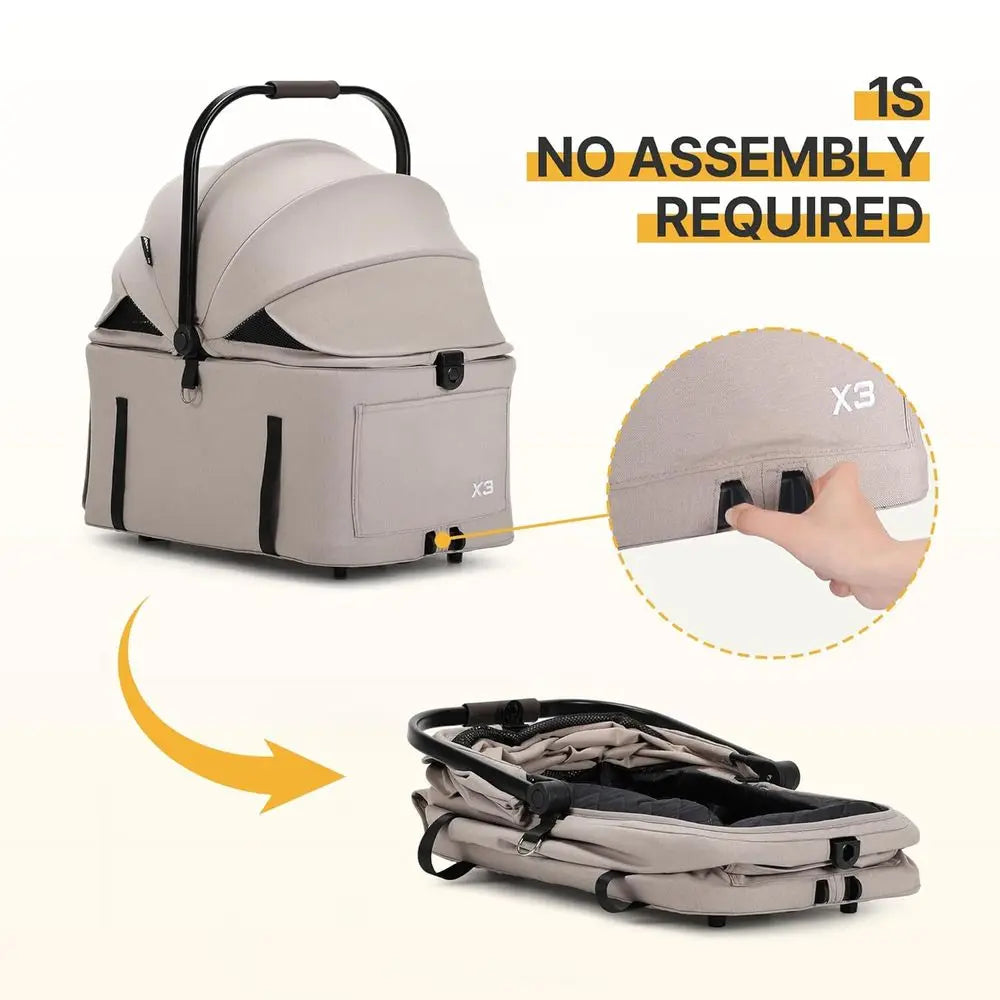 Pet Stroller for Medium or 2 Small Dogs/Cat