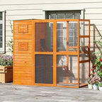 Large Wood Cat Enclosure