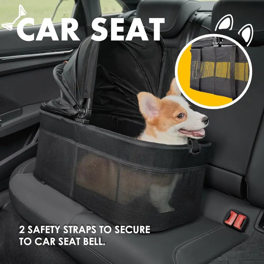 All-Terrain Pet Stroller Removable Carrier