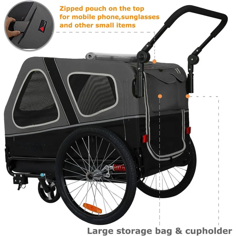 S-Line XL Pet Bike Trailer/Stroller